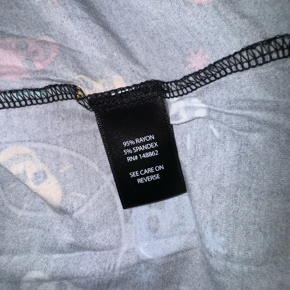 Torrid 💀Skulls Christmas Lights💀 Super Soft Sleep Pajama Longer Shirt 💀 - Picture 8 of 8